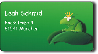 7360 - Aufkleber "Froschkönig" 33x62