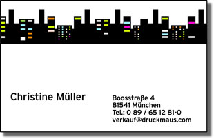 7461 - Visitenkarten Skyline