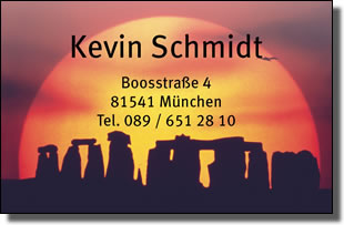 859 - Visitenkarten Stonehenge